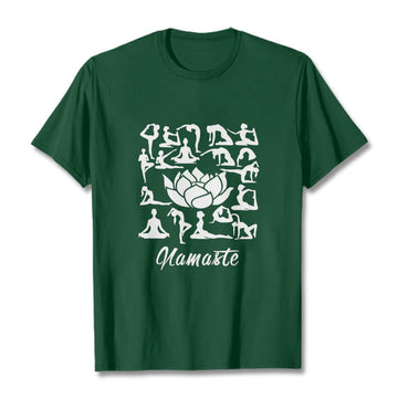 Breathable Cotton Lotus Alignment Meditation T-Shirt