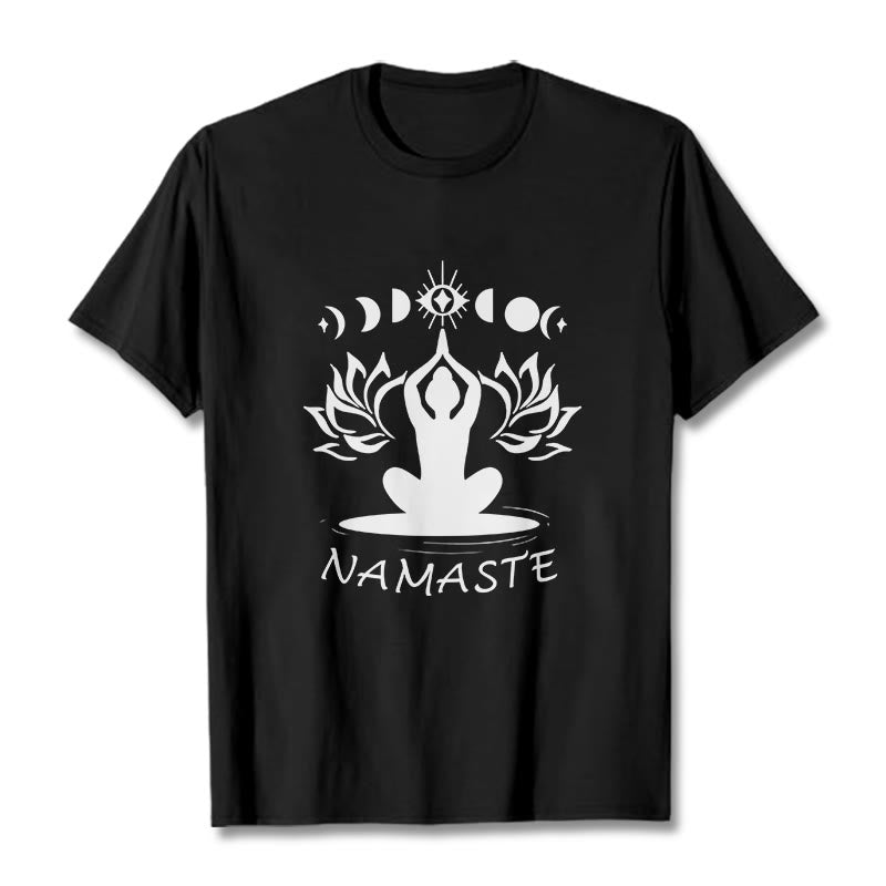Tactile Cotton Meditative Graphic Mindfulness Tee