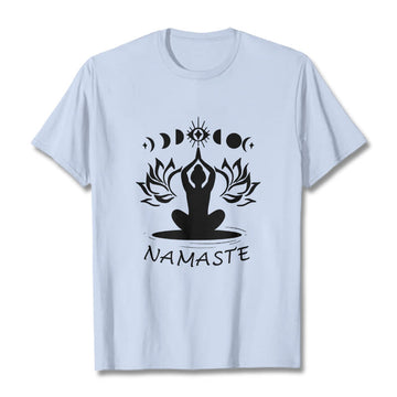 Tactile Cotton Meditative Graphic Mindfulness Tee