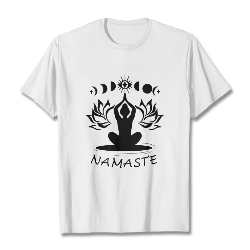 Tactile Cotton Meditative Graphic Mindfulness Tee