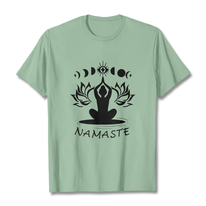Tactile Cotton Meditative Graphic Mindfulness Tee