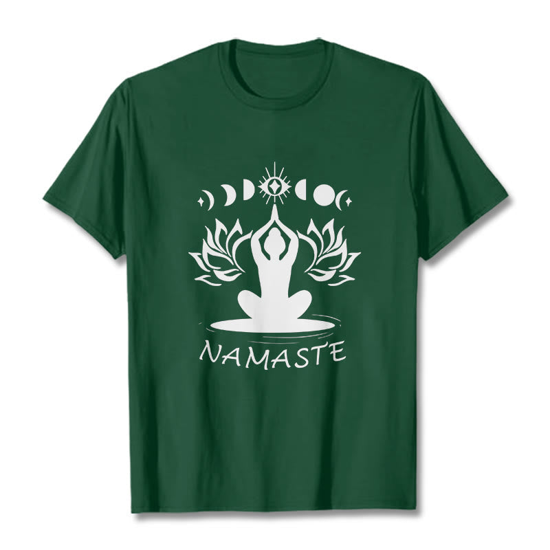 Tactile Cotton Meditative Graphic Mindfulness Tee