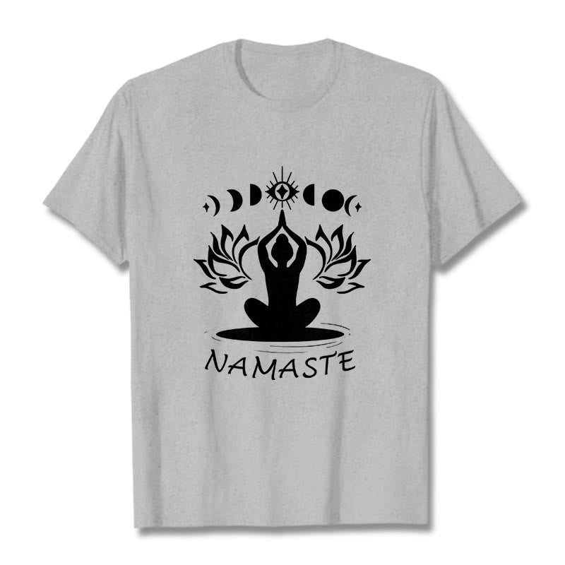 Tactile Cotton Meditative Graphic Mindfulness Tee