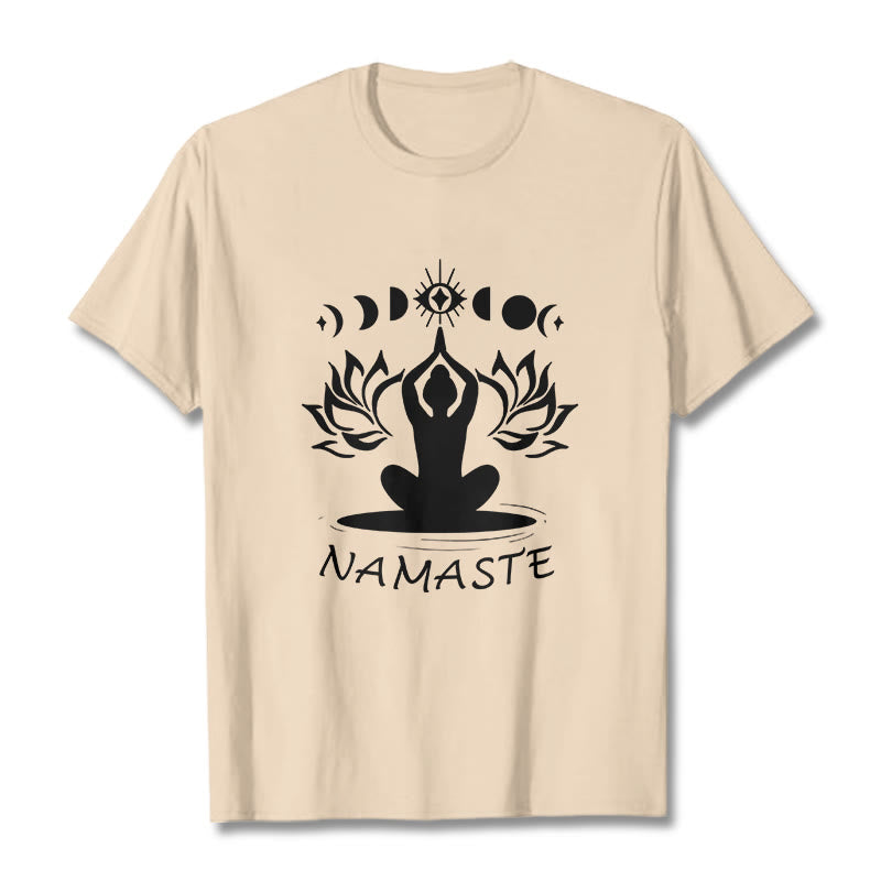 Tactile Cotton Meditative Graphic Mindfulness Tee
