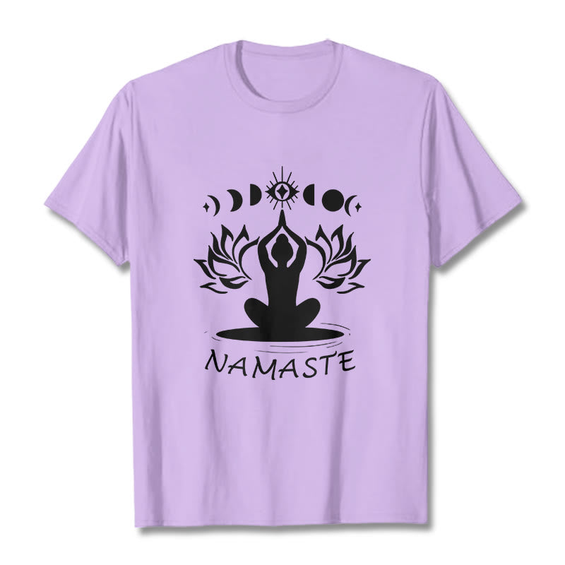 Tactile Cotton Meditative Graphic Mindfulness Tee