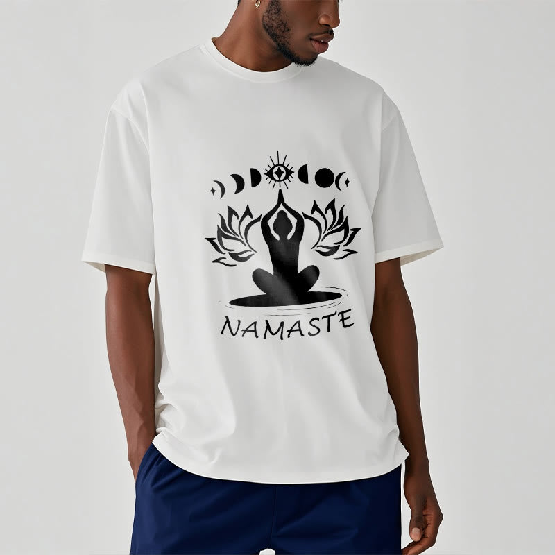Tactile Cotton Meditative Graphic Mindfulness Tee