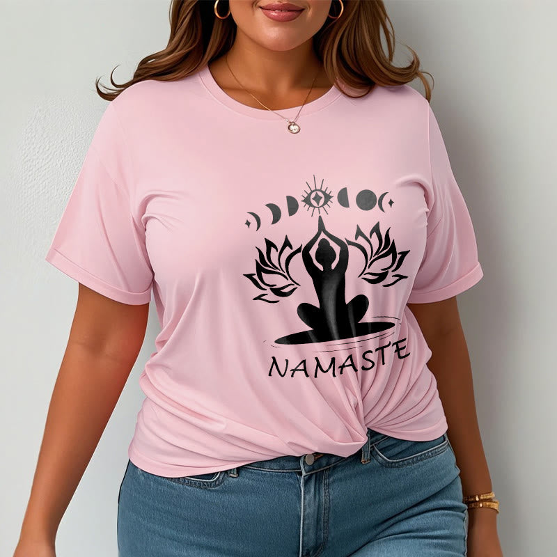 Tactile Cotton Meditative Graphic Mindfulness Tee