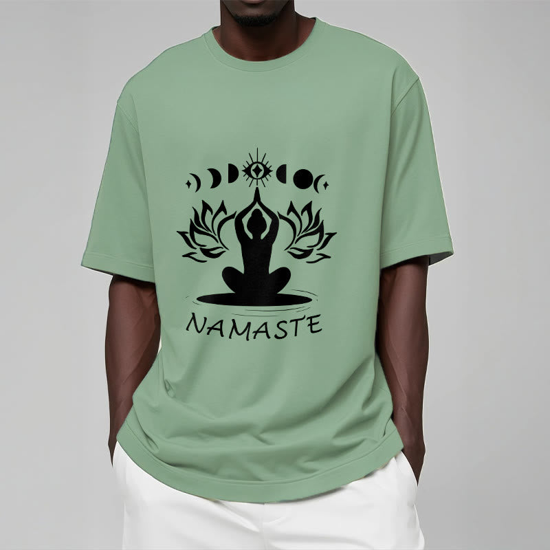 Tactile Cotton Meditative Graphic Mindfulness Tee