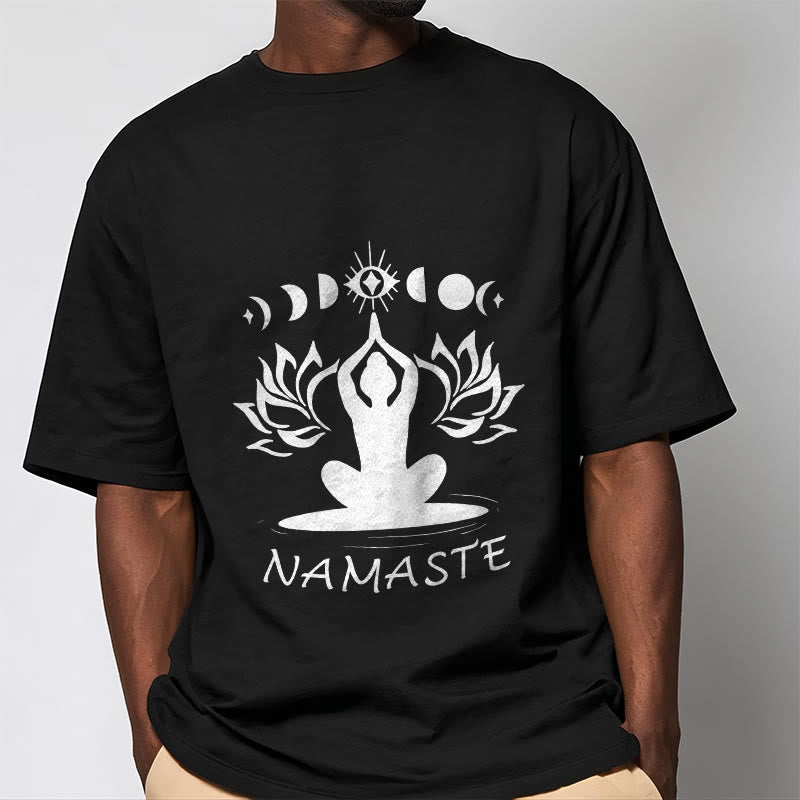 Tactile Cotton Meditative Graphic Mindfulness Tee