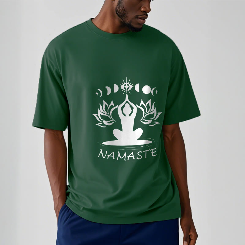 Tactile Cotton Meditative Graphic Mindfulness Tee