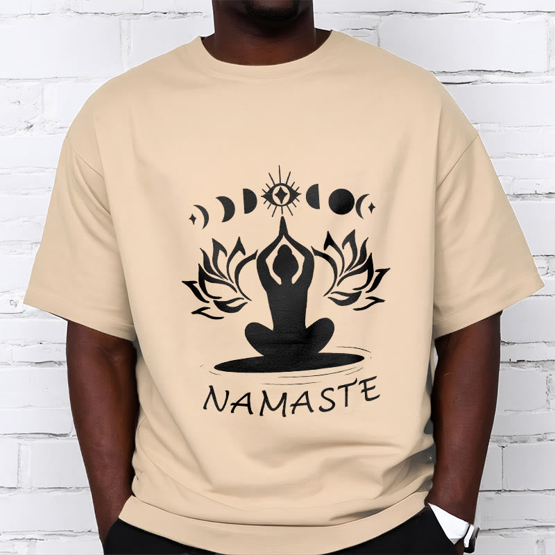 Tactile Cotton Meditative Graphic Mindfulness Tee