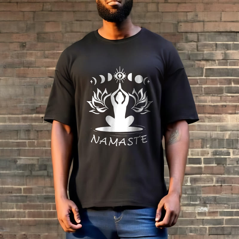 Tactile Cotton Meditative Graphic Mindfulness Tee