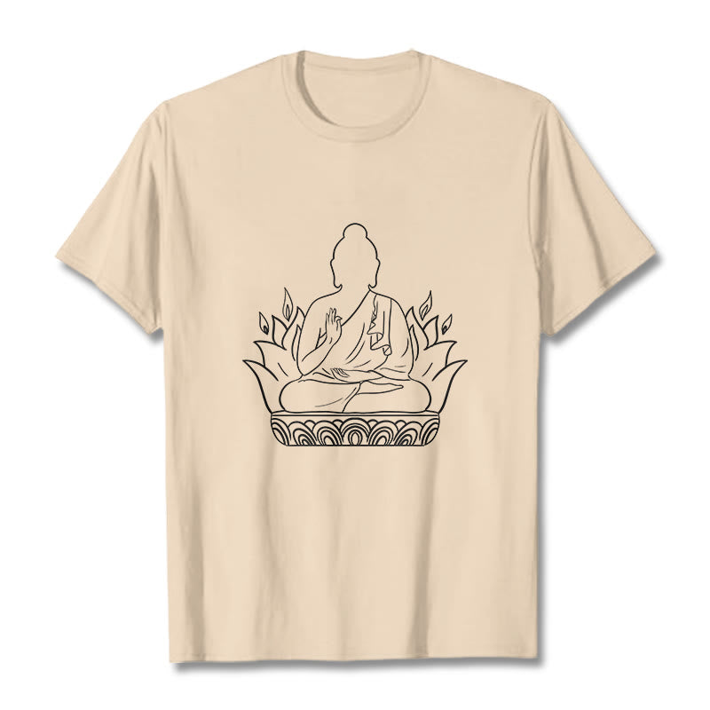 Pure Cotton Regular Fit Mindful Meditation Graphic Tee