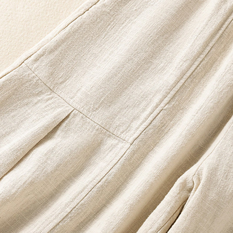 Breathable Cotton Linen High-Waist Mindful Meditation Harem Pants