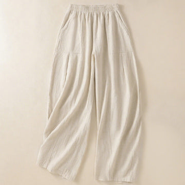 Breathable Cotton Linen High-Waist Mindful Meditation Harem Pants