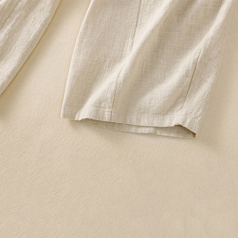 Breathable Cotton Linen High-Waist Mindful Meditation Harem Pants