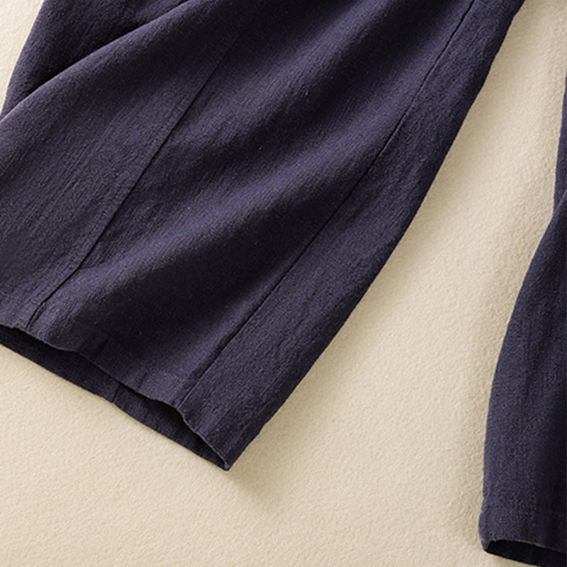 Breathable Cotton Linen High-Waist Mindful Meditation Harem Pants