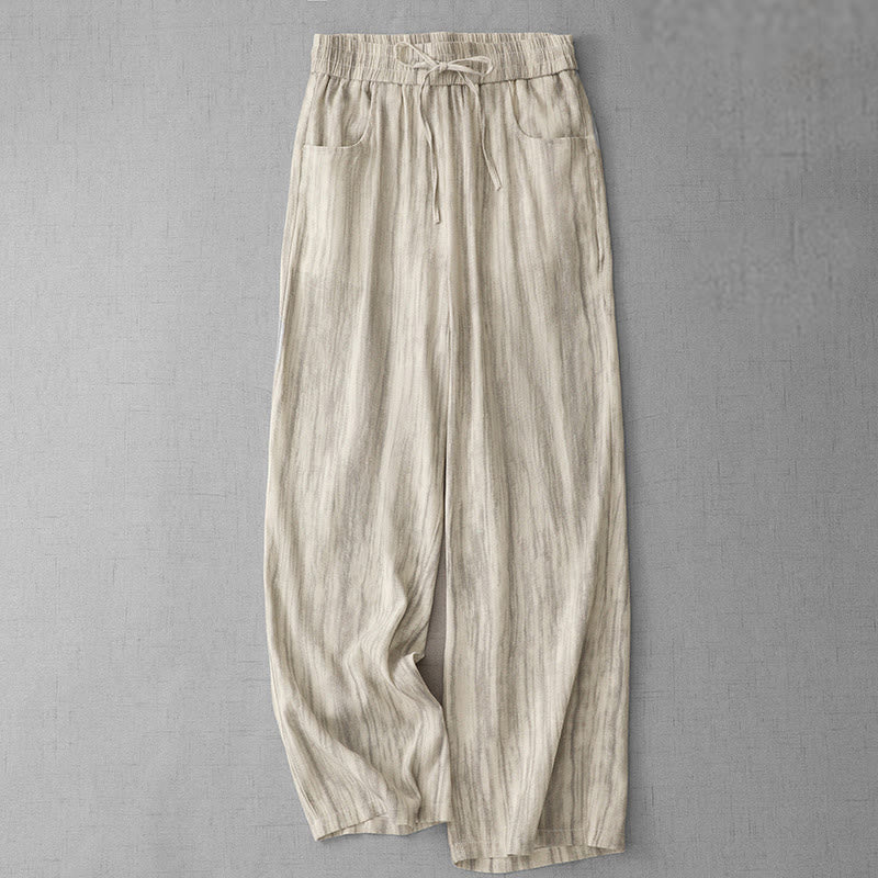 Tactile Cotton Wide-Leg Grounding Meditation Pants