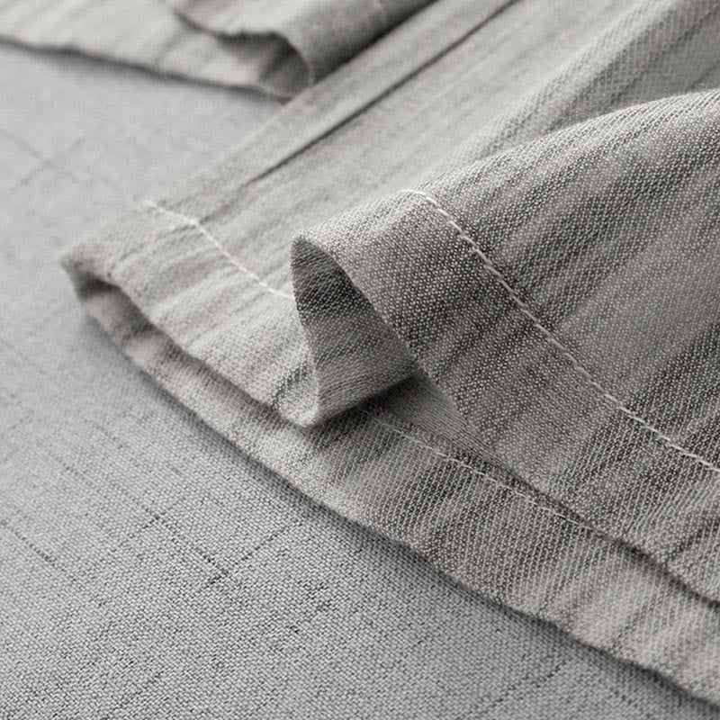 Tactile Cotton Wide-Leg Grounding Meditation Pants
