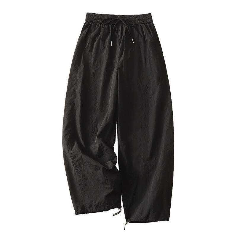 Breathable Cuffed Harem Meditation Pants with Pockets