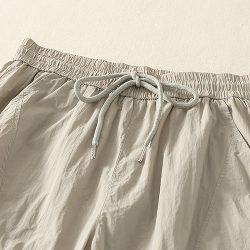 Breathable Cuffed Harem Meditation Pants with Pockets