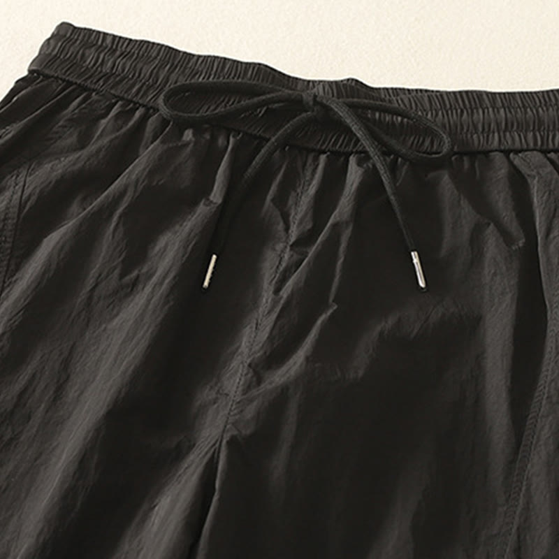 Breathable Cuffed Harem Meditation Pants with Pockets