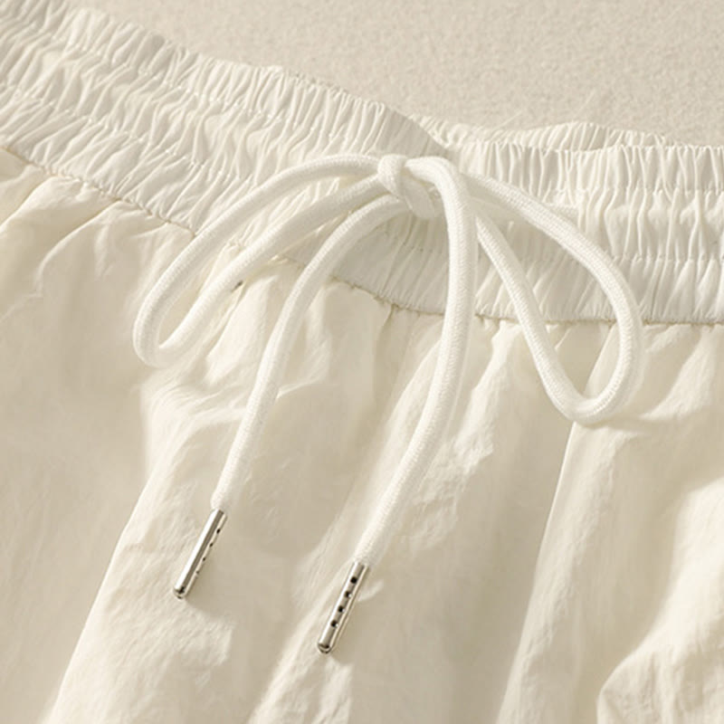 Breathable Cuffed Harem Meditation Pants with Pockets