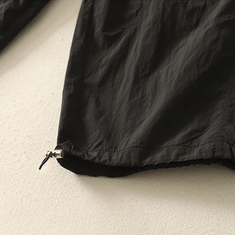 Breathable Cuffed Harem Meditation Pants with Pockets