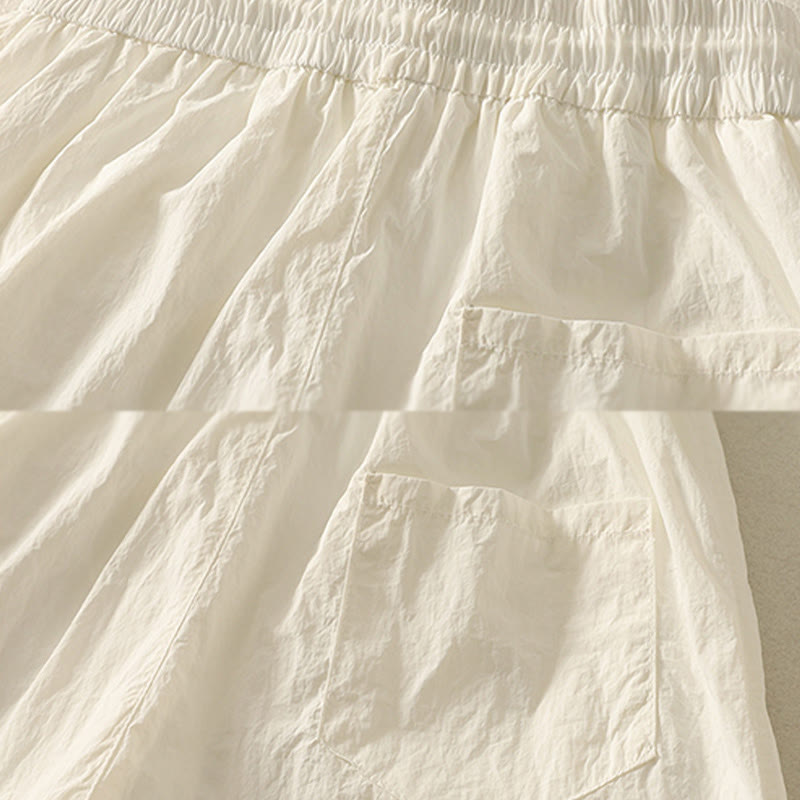 Breathable Cuffed Harem Meditation Pants with Pockets
