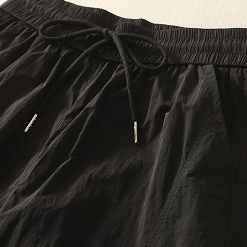 Breathable Cuffed Harem Meditation Pants with Pockets