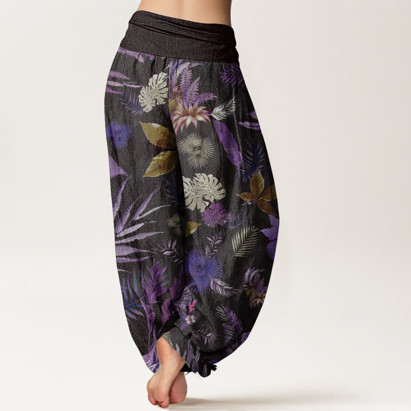 Pure Cotton Breathable Botanical Meditation Harem Pants