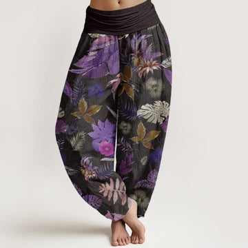 Pure Cotton Breathable Botanical Meditation Harem Pants