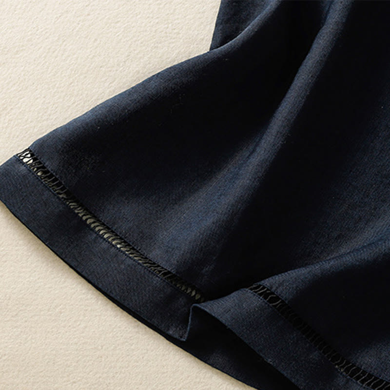 Lightweight Cotton Crew Neck Meditation Vest