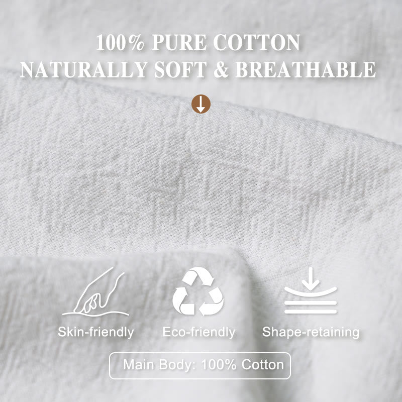 Wave Sun Mountains Pattern Women's Elastic Waist Harem Pure Cotton Pants