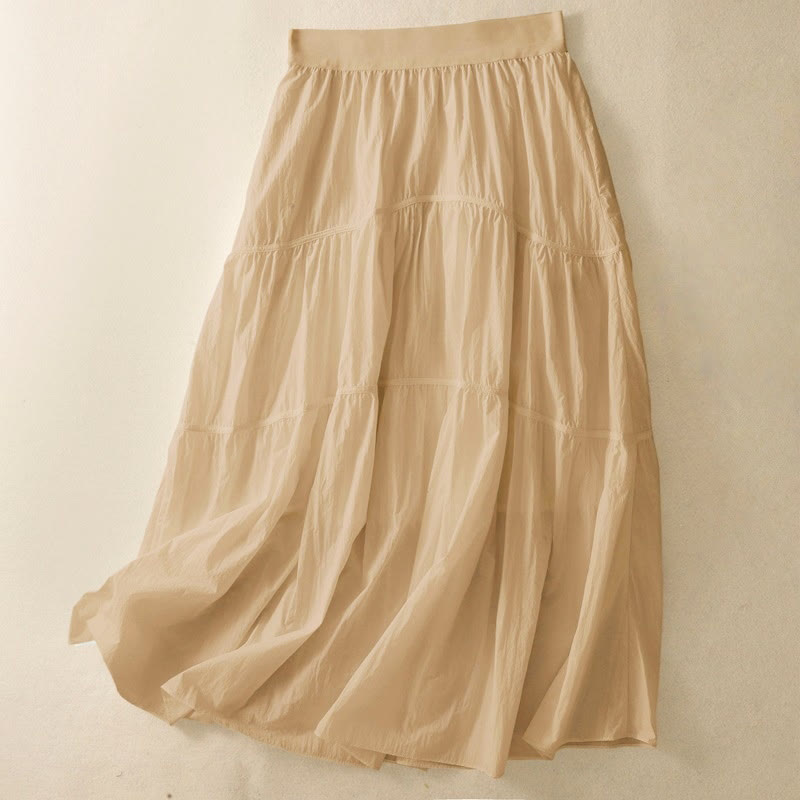 Tactile Breathable Minimalist 7-8 Length Meditation Skirt