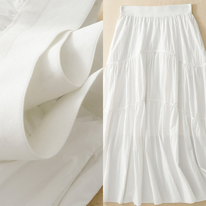 Tactile Breathable Minimalist 7-8 Length Meditation Skirt