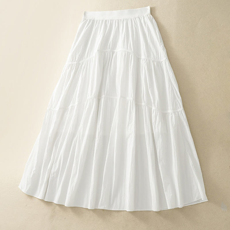 Tactile Breathable Minimalist 7-8 Length Meditation Skirt
