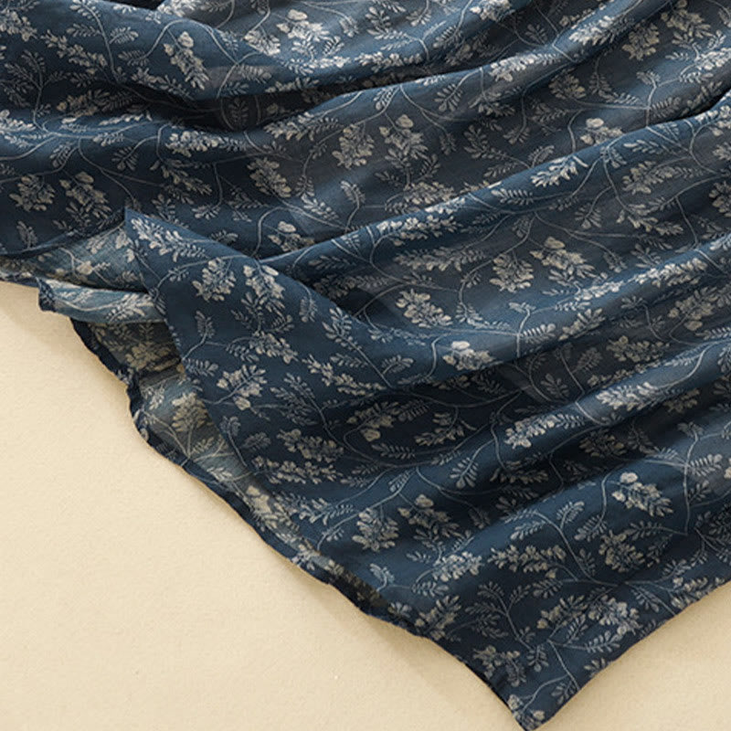 Breathable Cotton Linen A-Line Mid-Length Skirt for Mindful Living