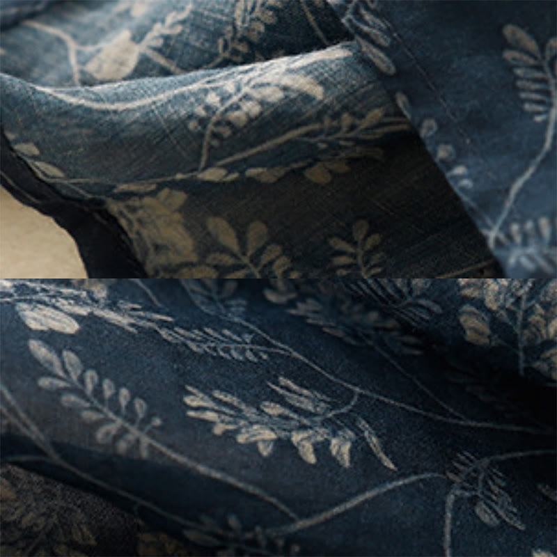 Breathable Cotton Linen A-Line Mid-Length Skirt for Mindful Living