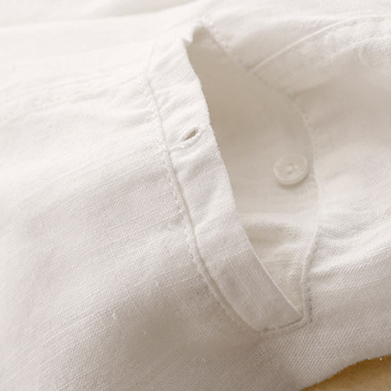 Drawstring A-line Elastic Waist Cotton Women's Skirt