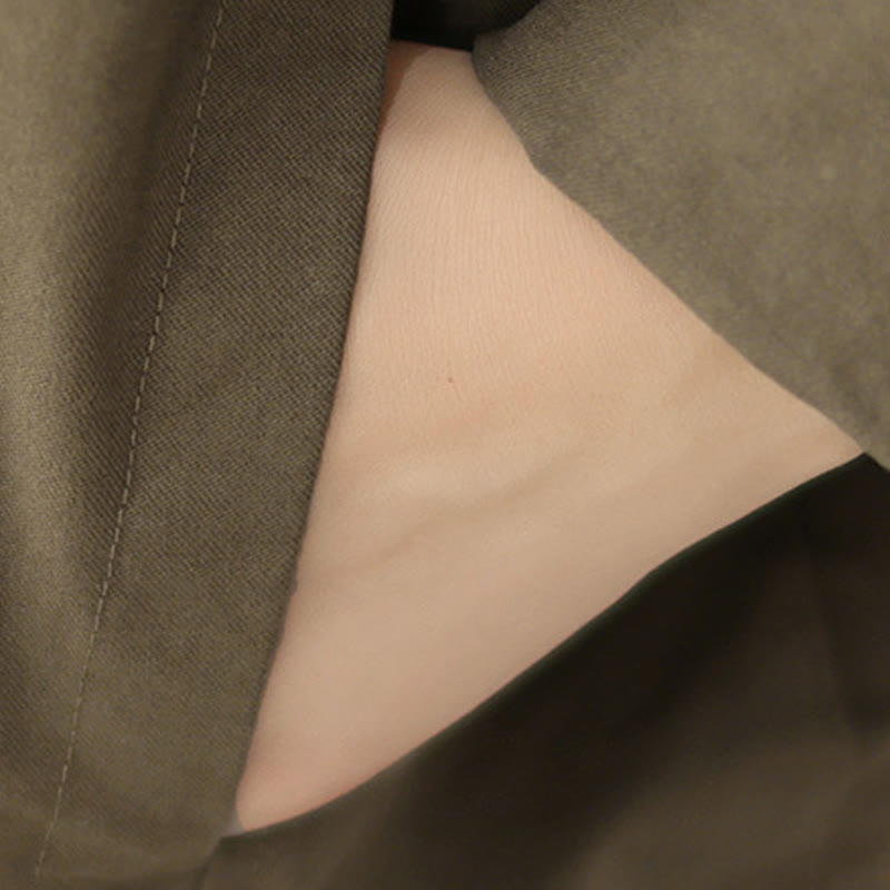 Breathable Cotton Linen Crew Neck Long Sleeve Minimalist Jacket