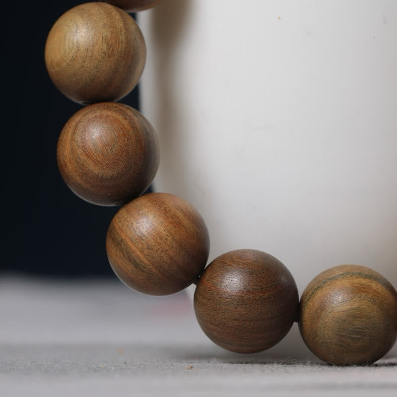Green Sandalwood Pixiu Attract Wealth Bracelet