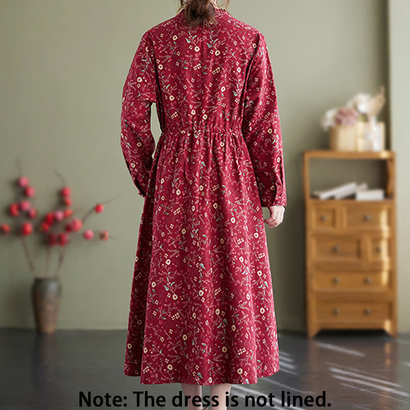 Breathable Cotton Linen Relaxed Midi Dress for Mindful Living