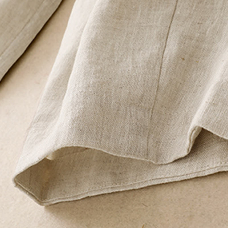 Breathable Cotton Linen Tapered Meditation Harem Pants