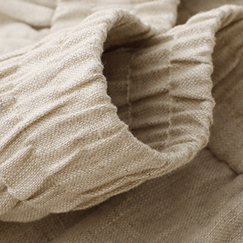 Breathable Cotton Linen Tapered Meditation Harem Pants
