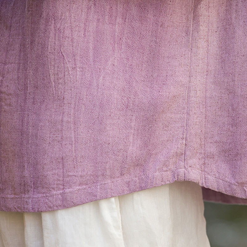 Breathable Linen Stand-Collar Mindful Vest