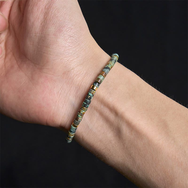 Turquoise Purification Spacer Bead Bracelet