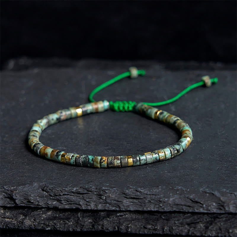 Turquoise Purification Spacer Bead Bracelet
