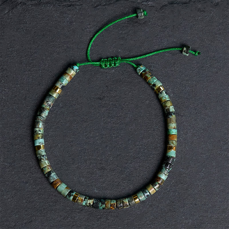 Turquoise Purification Spacer Bead Bracelet