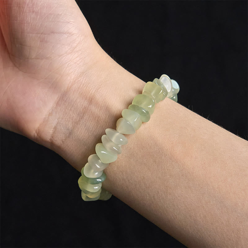 Natural Irregular Block Peridot Bracelet for Inner Calm & Renewal